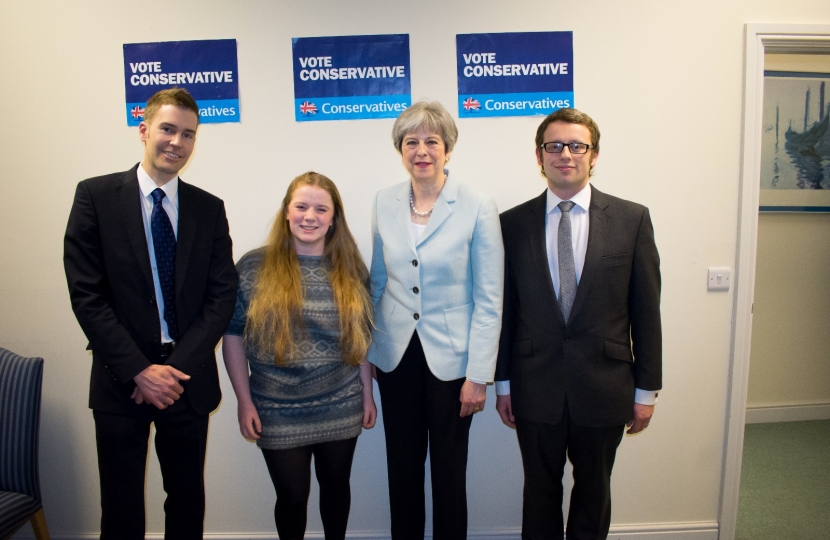 The Prime Minister Theresa May Visits Colne Valley