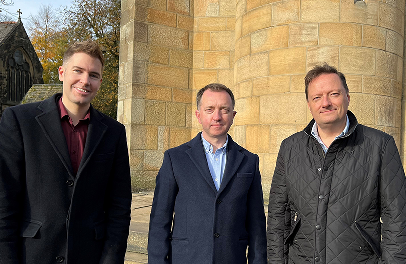 Cllr Adam Gregg, David Heathcote, Jason McCartney MP